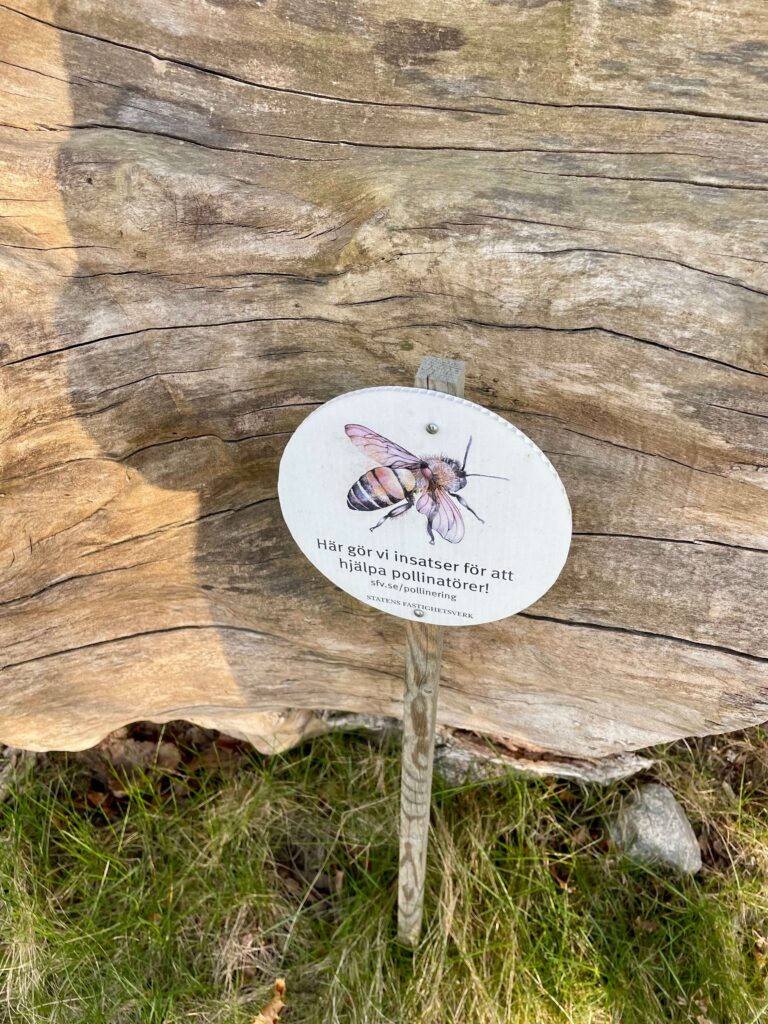Schild der SFV-Insekteninitiative